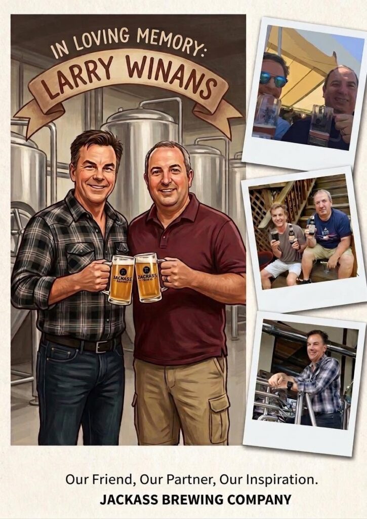I've expanded the information into a 300-word news-style article: ### Jackass Brewing Company Co-Founder Larry Winans Remembered After Tragic Medical Emergency During Ironman Event The Jackass Brewing Company community is mourning the heartbreaking loss of co-founder Larry Winans, who suffered a severe cardiac arrest while competing in a local Ironman 70.3 triathlon last weekend. The devastating news was shared by Jackass Brewing Company co-owner Skip Kratzer, who described Winans not only as a business partner but also as one of his closest friends. According to Kratzer, Winans experienced the medical emergency during the swim portion of the endurance event. Despite the swift and heroic efforts of first responders and medical personnel, Winans was unable to recover from the incident. In an emotional statement, Kratzer reflected on the journey that led to the creation of Jackass Brewing Company. Long before the brewery became a successful business, the two friends bonded over a shared passion for homebrewing. What began as an occasional hobby quickly evolved into a weekend tradition, with the pair dedicating countless hours to perfecting their craft. As their brewing skills improved, they found themselves producing more beer than they could consume. Winans' solution was simple: share it with others. The overwhelming enthusiasm from friends and supporters inspired them to transform their hobby into a thriving brewery, ultimately leading to the establishment of Jackass Brewing Company. Kratzer emphasized that both brewery locations will remain open as a tribute to Winans and the dream he helped build. However, he also asked customers and community members for patience and understanding as employees, friends, and family members cope with the profound loss. Friends and loved ones have continued to rally around Winans' family, particularly his wife, who has shared updates throughout the difficult ordeal. A meal train has also been organized to provide practical support for the family during this challenging time. As the community grieves, many are remembering Larry Winans for his entrepreneurial spirit, generosity, friendship, and the lasting legacy he leaves behind.